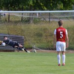 Daniel Ahlm räddar straff men returen slås in och slutresultatet blir 2-1