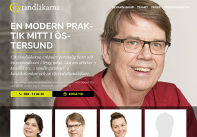 Citytandläkarna hemsida Citytandläkarna hemsida