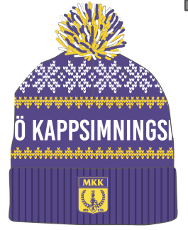 Mössa Pom Pom Lila/Vit 