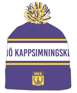 Mössa Pom Pom Lila/Vit 