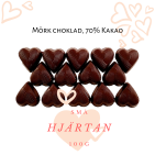 Pralinhuset - Small Hearts - 70% Kakao - Mörk Choklad