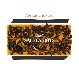 Pralinhuset - Vit Choklad - Apelsinchoklad Saltlakrits - 
