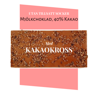 Pralinhuset - 40% Kakao - Kakaokross - Utan Tillsatt Socker - 