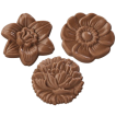 Pralinhuset - Choco Snacks - Chokladblommor Ljus