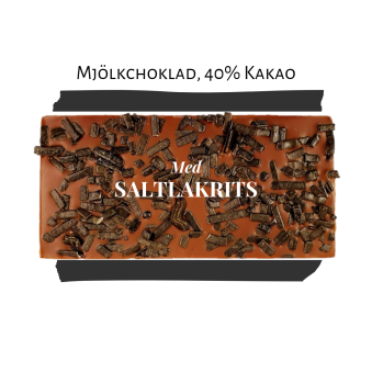 Pralinhuset - 40% Kakao - Saltlakrits - Ljus Choklad