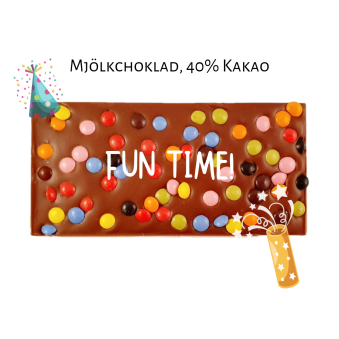 Pralinhuset - 40% Kakao - Fun Time - 