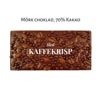 Pralinhuset - 70% Kakao - Kaffekrisp - 