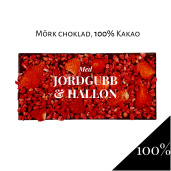 Pralinhuset - 100% Kakao - Jordgubb & Hallon
