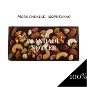 Pralinhuset - 100% Kakao - Blandade Nötter
