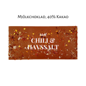 Pralinhuset - 40% Kakao - Chili & Havssalt