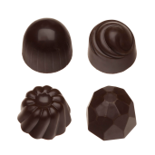 Pralin & Tryffel - Dark - Hasselnötter & Nougat - Utan Tillsatt Socker