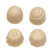 Pralin & Tryffel - White - Hasselnötter & Nougat - Utan Tillsatt Socker