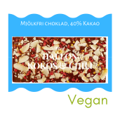 Pralinhuset - 40% Kakao - Kokos, Hallon & Chili - Mjölkfri