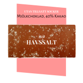 Pralinhuset - 40% Kakao - Havssalt - Utan Tillsatt Socker