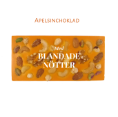 Pralinhuset - Vit Choklad - Apelsinchoklad - Blandade Nötter
