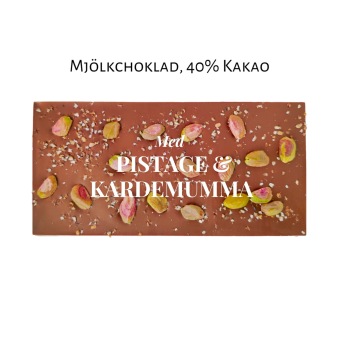 Pralinhuset - 40% Kakao - Pistage & Kardemumma - 
