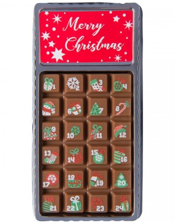 Julkalender - Mjölkchoklad - 30 gram - 