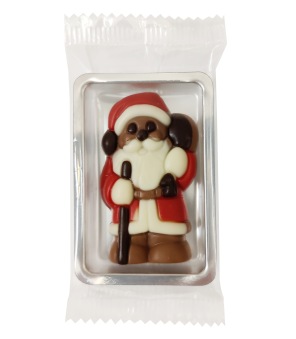 Chokladask - Tomte - Mjölkchoklad - 