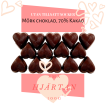 Pralinhuset - Small Hearts - 70% Kakao - Utan tillsatt socker