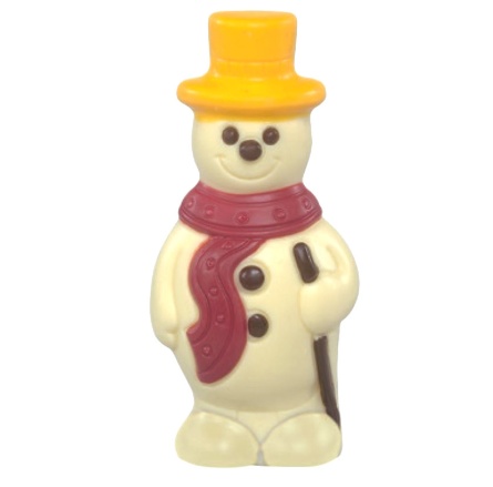 Chokladfigur - Happy Snowman - 50 gram - 
