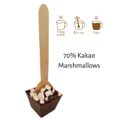 Pralinhuset - Drickchoklad - 70% Kakao - Marshmallows