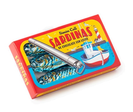Chokladfigur - Sardiner - 24 gram - 