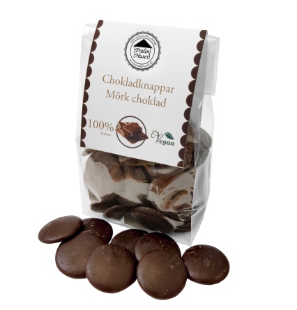 Pralinhuset - Chokladknappar - 100% Kakao - 