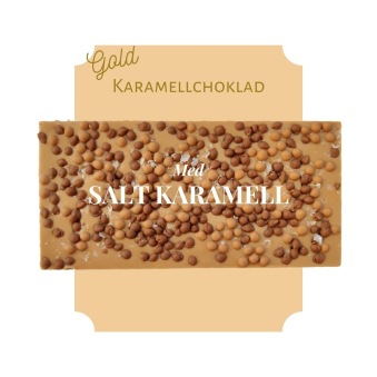 Pralinhuset - Karamellchoklad - Salt karamell - 