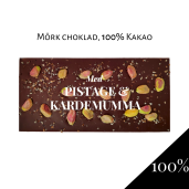 Pralinhuset - 100% Kakao - Pistage & Kardemumma