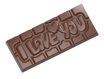 Chocolate Wish - 70% Kakao - I Love You - Mörk Choklad