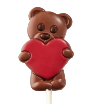 Chokladklubba - Teddybear Röd- 30 gram - 