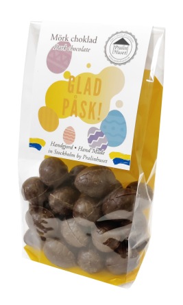 Påskpåse - Blåsippa - Mörka Chokladägg - 130 gram - 