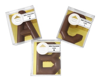 Pralinhuset - Chokladfigur - Bokstav A till Z - Bokstav - A