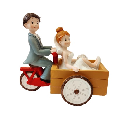 Bröllopsfigur - Loving Bike Ride - 