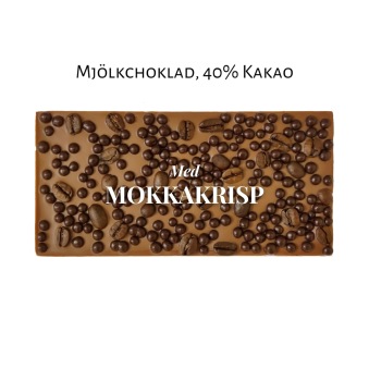 Pralinhuset - 40% Kakao - Mokkakrisp - 
