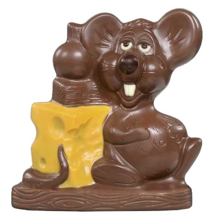 Chokladfigur - Mus med Ost - 125 gram - 