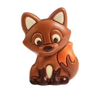 Chokladfigur - Räv i Mjölkchoklad - 40 gram - 