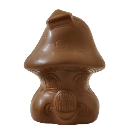 Chokladfigur - Svamphuset i Mjölkchoklad - 120 gram - 