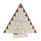 Tom Julkalender - Christmas Tree - Träkalender