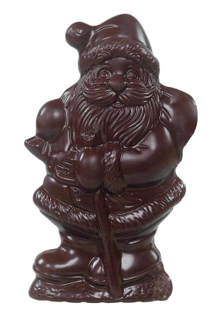 Julfigur - Tomte på Färd - Ren Mörk Choklad - 60 gram - 