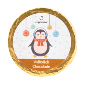 Julmynt - Sweet Penguin - Mjölkchoklad - 