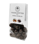 Pralinhuset - Hasselnötter med Mörk Choklad - 130 gram