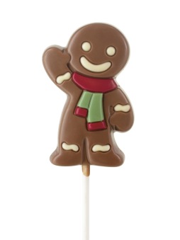 ChokladKlubba - Happy Gingerbread Man - Mjölkchoklad - 