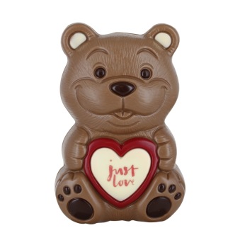 Chokladfigur - Love Bear - Just Love - 75 gram - 