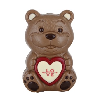 Chokladfigur - Love Bear - Love - 75 gram - 
