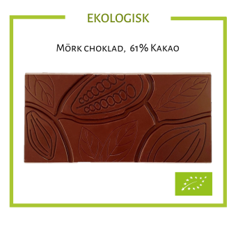 Pralinhuset - Ekologisk 61% Kakao - Ren - 