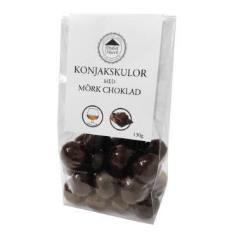 Pralinhuset - Konjakskulor & Mörk Choklad - 130 gram - 
