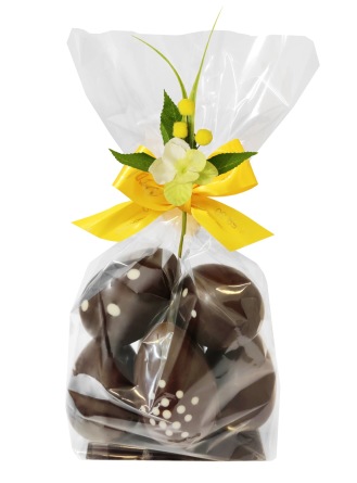 Påskpåse - Lin - Mörka Chokladägg - 180 gram - 