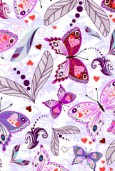 Presentkort - Rosa Fjärilar