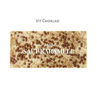 Pralinhuset - Vit Choklad - Salt Karamell & Krokantkrisp - 